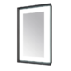 Aquadom Madison 30''x 36'' x 2.28'' LED Lighted Chamfer Frame Mirror with Defogger Matte Black Finish - Image 8
