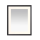 Aquadom Madison 30''x 36'' x 2.28'' LED Lighted Chamfer Frame Mirror with Defogger Matte Black Finish - Image 7