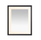 Aquadom Madison 30''x 36'' x 2.28'' LED Lighted Chamfer Frame Mirror with Defogger Matte Black Finish - Image 6