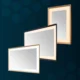 Aquadom Madison 30''x 36'' x 2.28'' LED Lighted Chamfer Frame Mirror with Defogger Matte Black Finish - Image 15