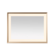 Aquadom Madison 48''x 36'' x 2.28'' LED Lighted Chamfer Frame Mirror with Defogger Brushed Gold Finish - Image 2