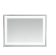 Aquadom Madison 48''x 36'' x 2.28'' LED Lighted Chamfer Frame Mirror with Defogger Chrome Finish - Image 2