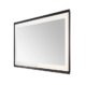 Aquadom Madison 60''x 36'' x 2.28'' LED Lighted Chamfer Frame Mirror with Defogger Matte Black Finish - Image 7