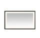 Aquadom Madison 60''x 36'' x 2.28'' LED Lighted Chamfer Frame Mirror with Defogger Matte Black Finish - Image 2