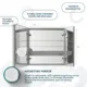 Aquadom Royale 36'' × 30'' LED Lighted Medicine Cabinet R-3630E-N - Image 13