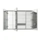 Aquadom Royale 36'' × 36'' Triple Door Medicine Cabinet R3-3636E-N - Image 8