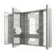 Aquadom Royale 36'' × 36'' Triple Door Medicine Cabinet R3-3636E-N - Image 9
