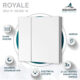 Aquadom Royale 36'' × 36'' Medicine Cabinet R-3636E-N - Image 11