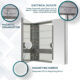 Aquadom Royale 36'' × 36'' Medicine Cabinet R-3636E-N - Image 14