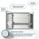 Aquadom Royale 36'' × 36'' Medicine Cabinet R-3636E-N - Image 13