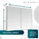 Aquadom Royale 48" × 36" Medicine Cabinet R-4836E-N - Image 10