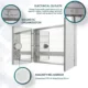 Aquadom Royale 48" × 36" Medicine Cabinet R-4836E-N - Image 13