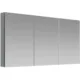 Aquadom Royale 60" x 30" Rectangular Recessed or Surface Mount Tri-View Bathroom Medicine Cabinet - Image 2