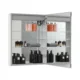 Aquadom Royale Basic Q 24'' × 30'' Right Hinge LED Lighted Medicine Cabinet - Image 6