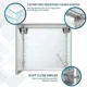 Aquadom Royale Basic Q 30'' × 30'' LED Lighted Medicine Cabinet - Image 18