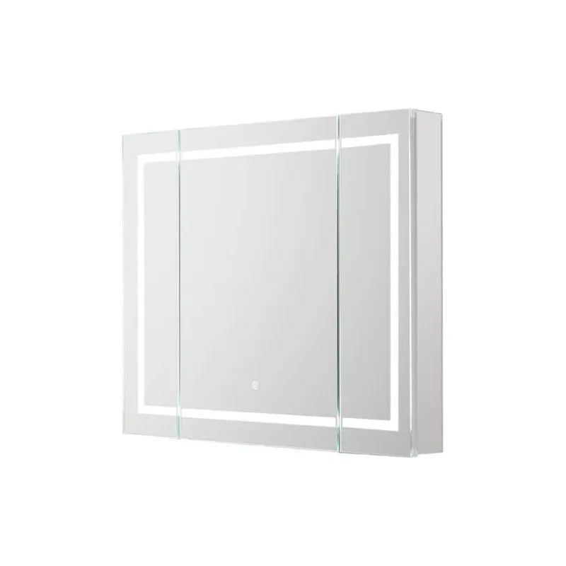 images Aquadom Royale Plus 40''× 36'' LED Lighted Triple Door Medicine Cabinet - Image 1