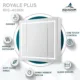 Aquadom Royale Plus 40''× 36'' LED Lighted Triple Door Medicine Cabinet - Image 16