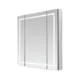 Aquadom Royale Plus 40''× 36'' LED Lighted Triple Door Medicine Cabinet - Image 3