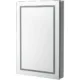 Aquadom Royale Plus 24" x 36" Rectangle Single View Left Hinged Medicine Cabinet with LED Lighted Bathroom and Magnifying Mirror
