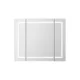 Aquadom Royale Plus 36'' × 30'' LED Lighted Triple Door Medicine Cabinet