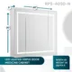 Aquadom Royale Plus 40'' х 30'' LED Lighted Medicine Cabinet - Image 14