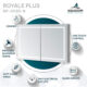 Aquadom Royale Plus 40×30 LED Lighted Medicine Cabinet - Image 11