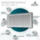 Aquadom Signature Royale 60'' × 36'' LED Lighted Triple Door Medicine Cabinet - Image 18