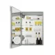 Aquadom Signature Royale 24'' × 36'' Left Hinge LED Lighted Medicine Cabinet - Image 5