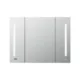 Aquadom Signature Royale 36'' × 30'' LED Lighted Triple Door Medicine Cabinet - Image 3