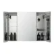 Aquadom Signature Royale 36'' × 30'' LED Lighted Triple Door Medicine Cabinet - Image 5