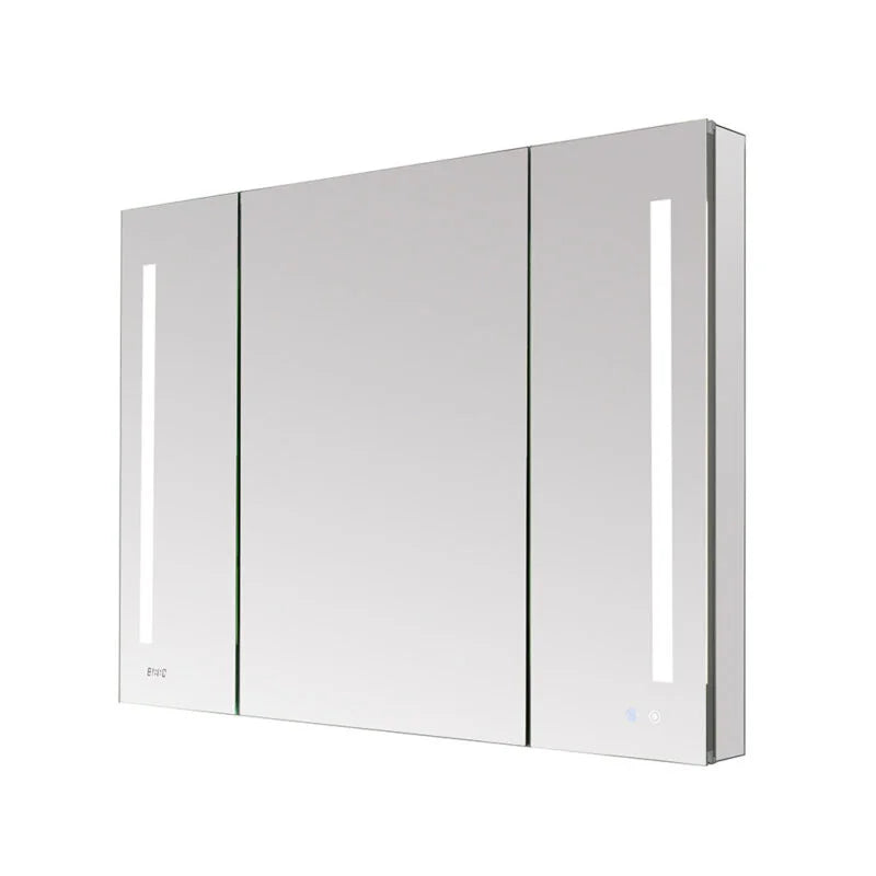 images Aquadom Signature Royale 36'' × 36'' LED Lighted Triple Door Medicine Cabinet - Image 1