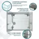 Aquadom Signature Royale 36'' × 36'' LED Lighted Medicine Cabinet - Image 15