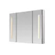 Aquadom Signature Royale 40'' × 30'' LED Lighted Triple Door Medicine Cabinet - Image 13