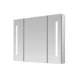 Aquadom Signature Royale 40'' × 30'' LED Lighted Triple Door Medicine Cabinet - Image 12