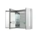 Aquadom Signature Royale 40'' × 30'' LED Lighted Triple Door Medicine Cabinet - Image 7