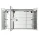 Aquadom Signature Royale 40'' × 36'' LED Lighted Triple Door Medicine Cabinet - Image 4