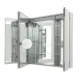 Aquadom Signature Royale 40'' × 36'' LED Lighted Triple Door Medicine Cabinet - Image 6