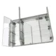 Aquadom Signature Royale 40'' × 36'' LED Lighted Triple Door Medicine Cabinet - Image 9