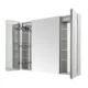 Aquadom Signature Royale 48'' × 36'' LED Lighted Triple Door Medicine Cabinet - Image 3