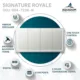 Aquadom Signature Royale 72'' × 36'' LED Lighted Medicine Cabinet - Image 12