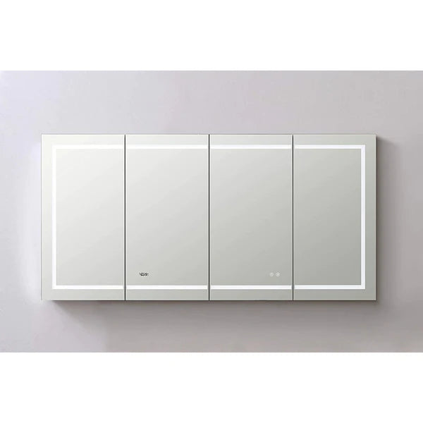 images Aquadom Signature Royale 72"x36" Medicine Cabinet with Lighting, Defogger, LED Mirror, Outlet & USB - Image 1
