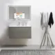 Aquadom Vision 48" x 32" Smart LED Lighted Bathroom Mirror With Built-in TV and Defogger - Image 13