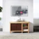 Aquadom Vision 48" x 32" Smart LED Lighted Bathroom Mirror With Built-in TV and Defogger - Image 6