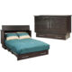 Arason Creden-ZzZ Coffee/Espresso Queen Size Murphy Cabinet Bed 503-20 - Image 2