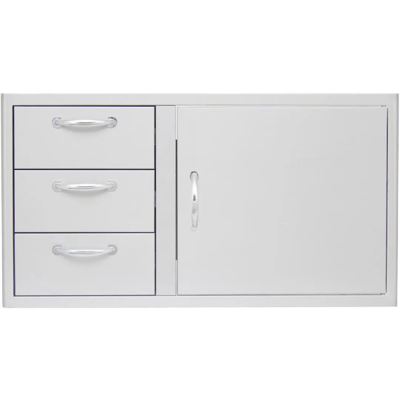 images blaze-grill-39-access-door-and-triple-drawer-combo-with-soft -hinges-and-ligths-BLZ-DDC-39-R-LTSC