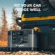 BougeRV 1120Wh LiFePO4 Solar Generator With 30 Quart Portable Fridge ISE120N-192-02803-11