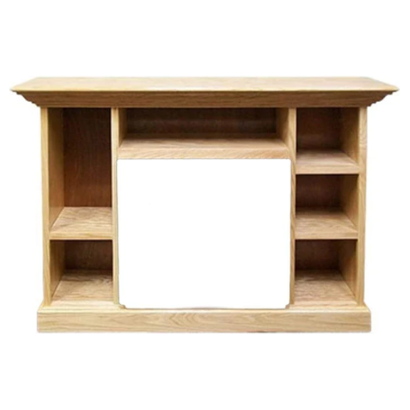 images Buck Stove Prestige Bookcase Unfinished Mantel PA KDM1127PRES-UF - Image 1