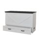 Cabinet Murphy Bed | Queen | Barn White & Black | Elite Series | CabinetBed Inc - Image 3