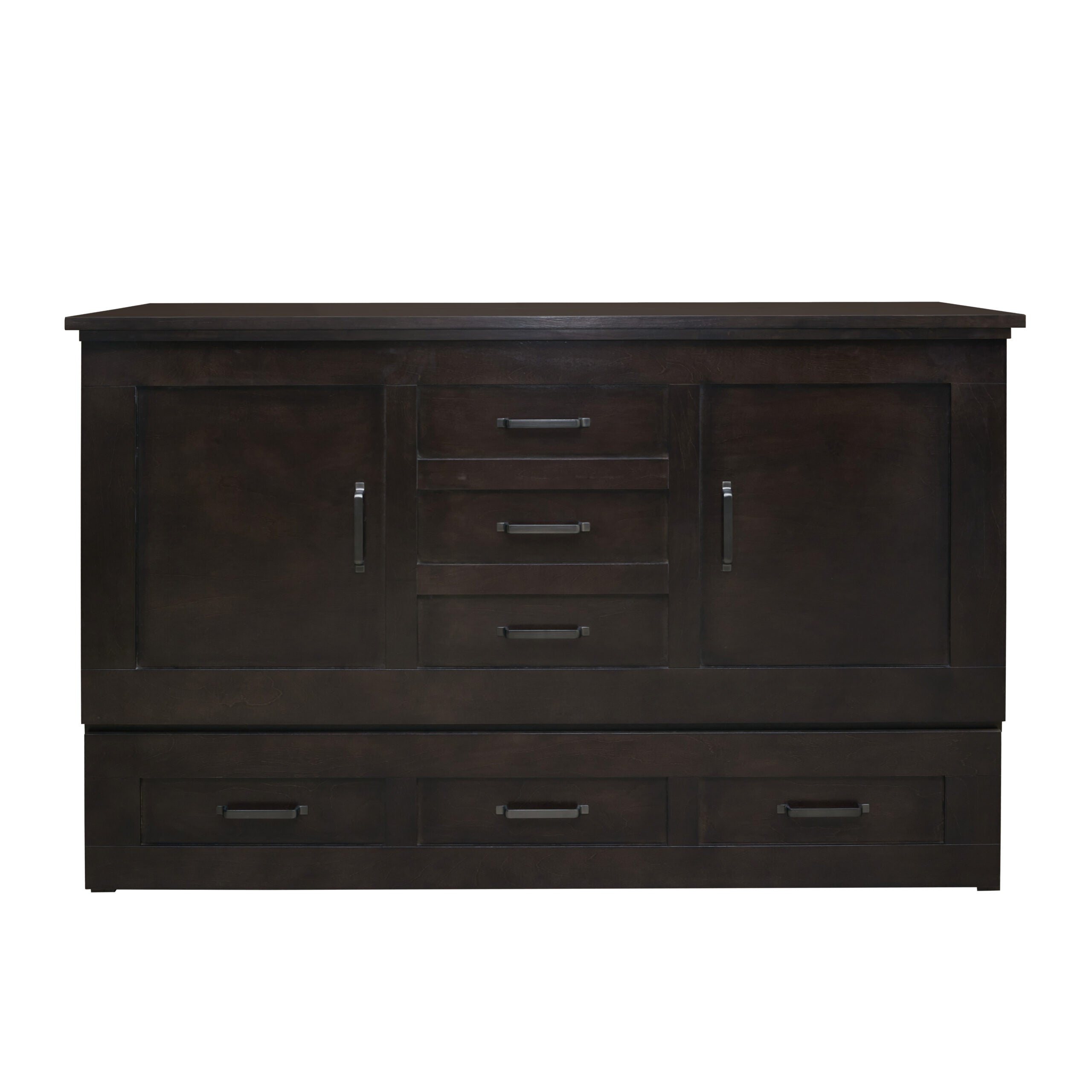 images Cabinet Murphy Bed | Queen | Harrison Shadow Black | Elite Series | CabinetBed Inc - Image 1
