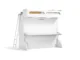 Castello Twin-Over-Full Murphy-Style Wall Bunk Bed with Desk by Multimo Beds - Image 6